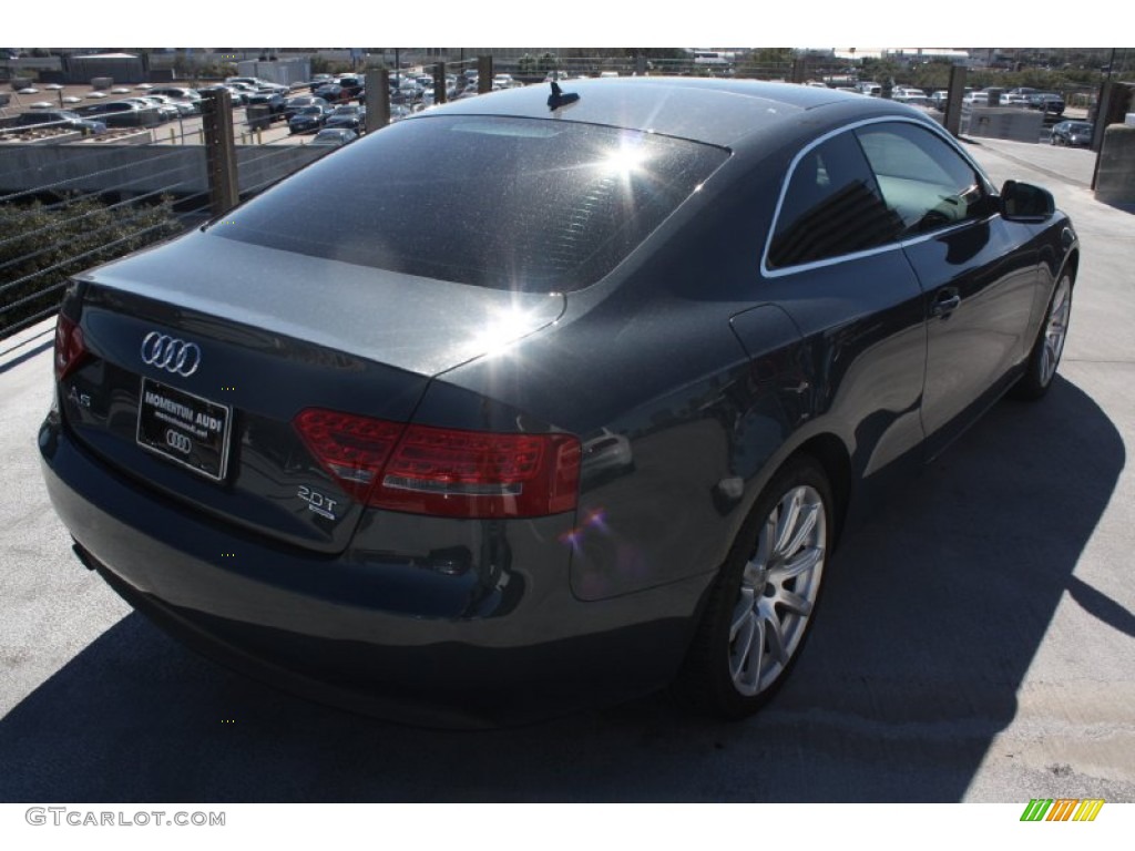 2011 A5 2.0T quattro Coupe - Meteor Grey Pearl Effect / Black photo #7