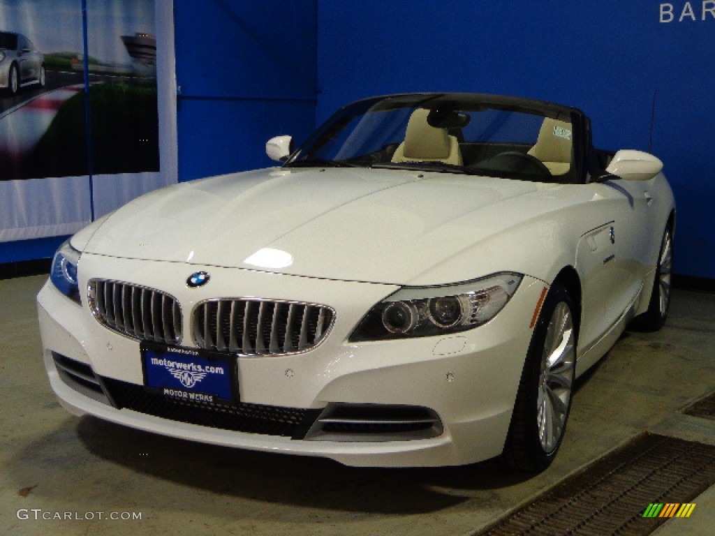2012 Z4 sDrive35i - Alpine White / Beige photo #3