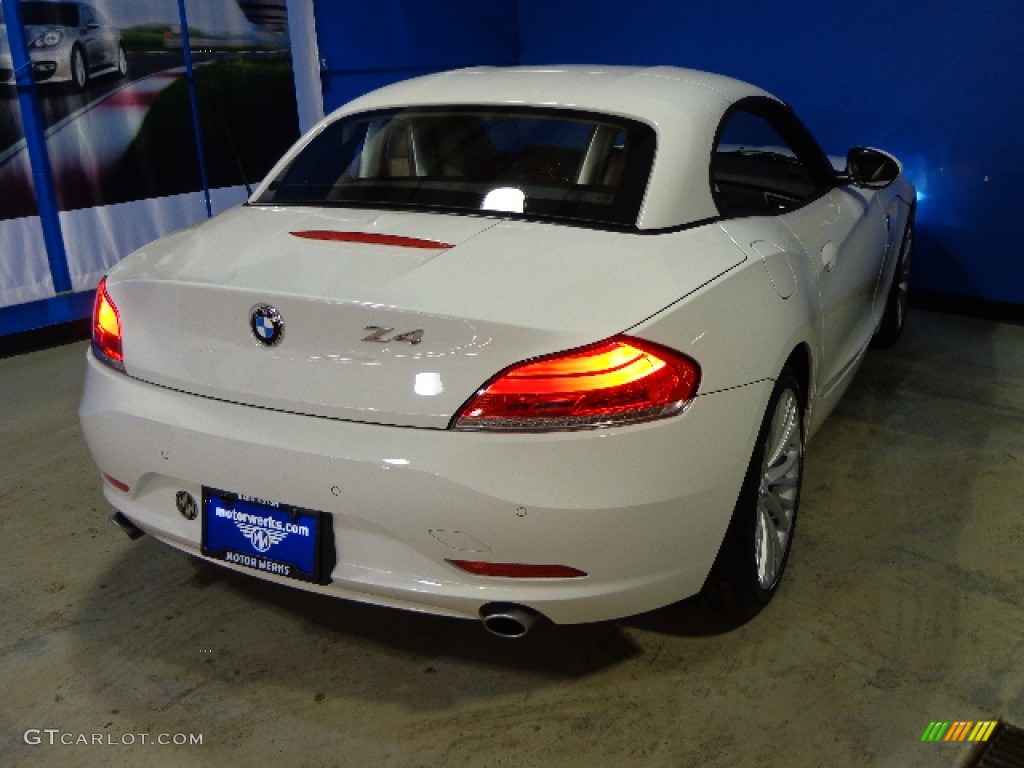 2012 Z4 sDrive35i - Alpine White / Beige photo #6