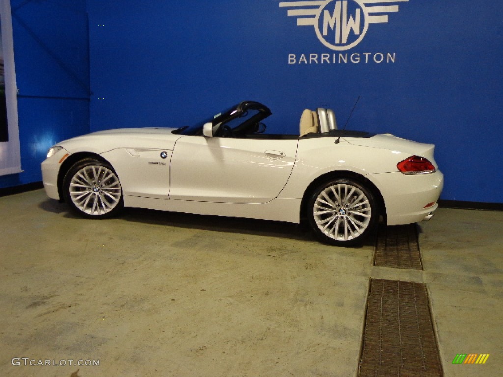 2012 Z4 sDrive35i - Alpine White / Beige photo #8