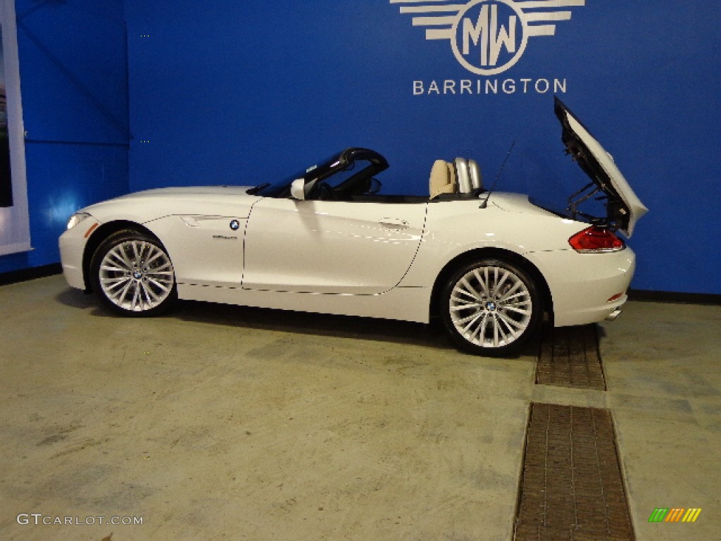 2012 Z4 sDrive35i - Alpine White / Beige photo #9