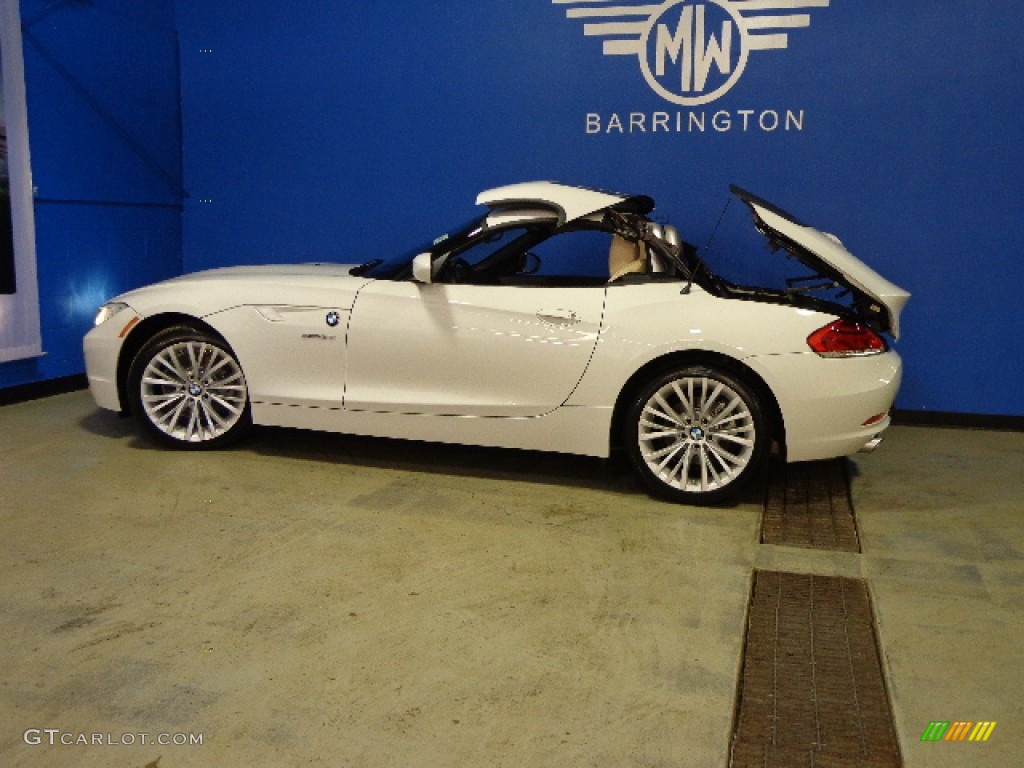 2012 Z4 sDrive35i - Alpine White / Beige photo #10