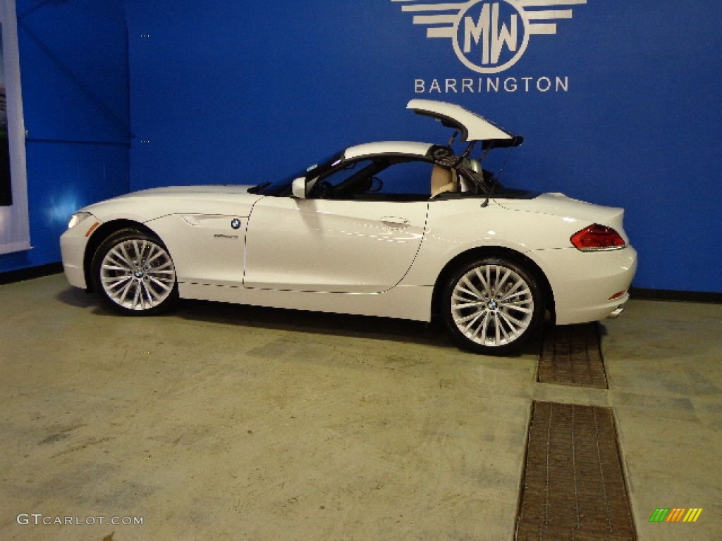 2012 Z4 sDrive35i - Alpine White / Beige photo #11
