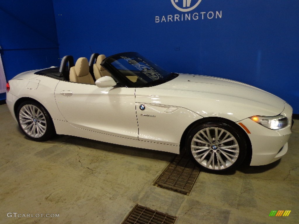 2012 Z4 sDrive35i - Alpine White / Beige photo #15