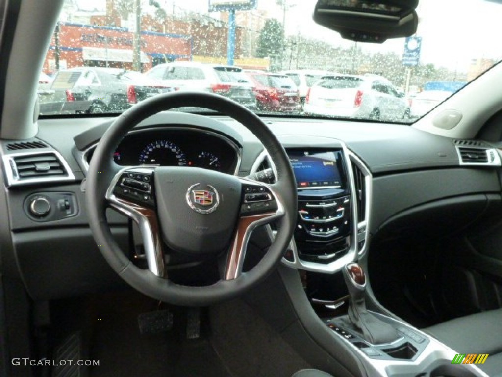2013 Cadillac SRX Luxury FWD Ebony/Ebony Dashboard Photo #76633065