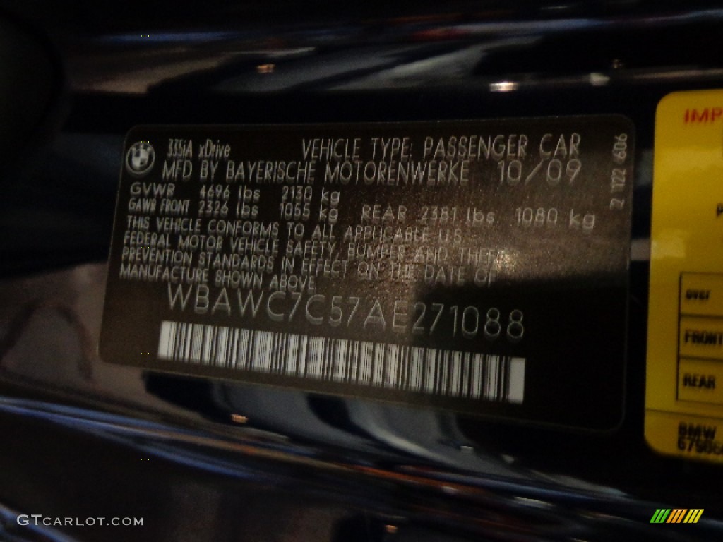 2010 3 Series 335i xDrive Coupe - Monaco Blue Metallic / Gray Dakota Leather photo #11
