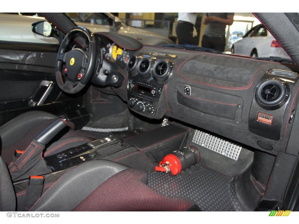 2008 Ferrari F430 Scuderia Coupe Black Dashboard Photo #76634715