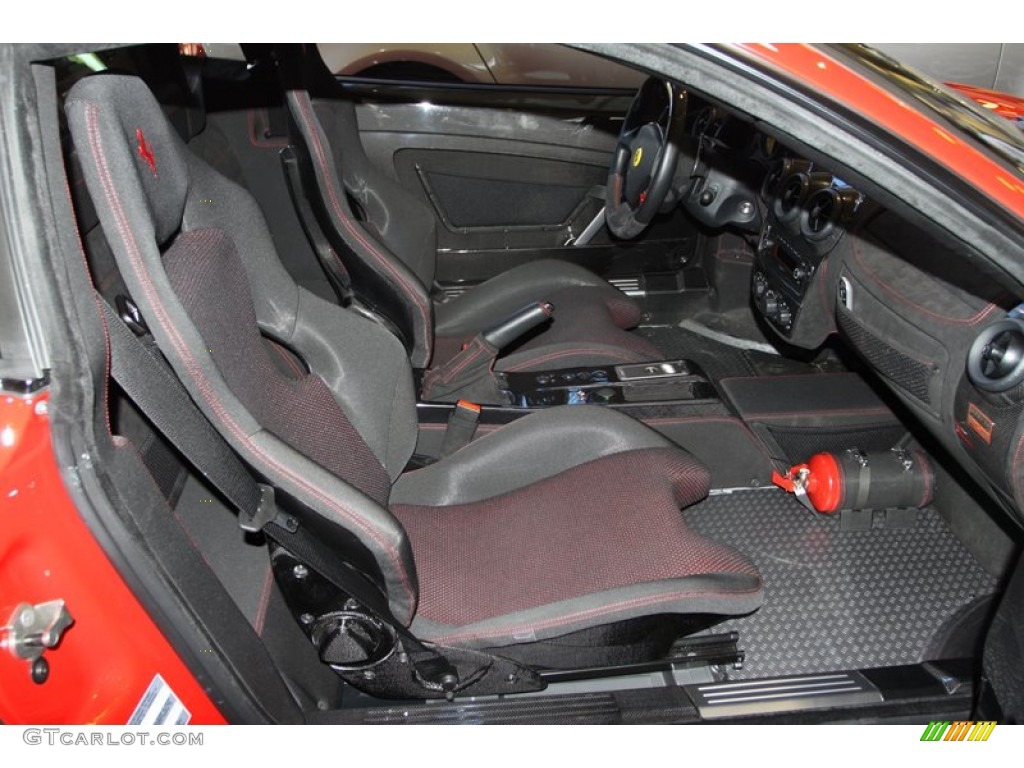 Black Interior 2008 Ferrari F430 Scuderia Coupe Photo #76634736