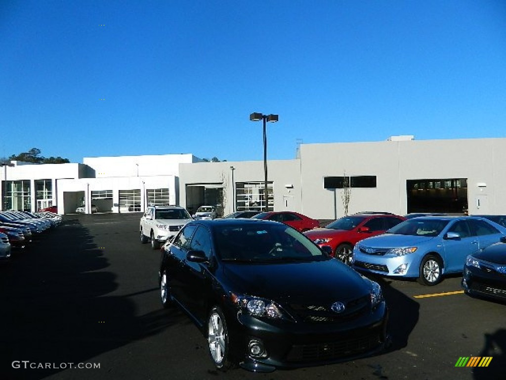 2013 Corolla S - Black Sand Pearl / Dark Charcoal photo #1