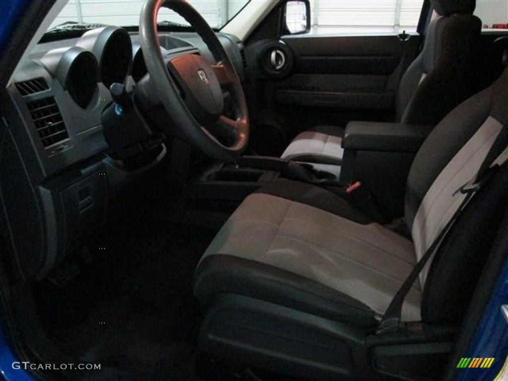 2008 Nitro SXT - Electric Blue Pearl / Dark Slate Gray/Light Slate Gray photo #10