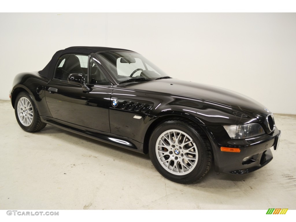 Jet Black 2002 BMW Z3 2.5i Roadster Exterior Photo #76635507