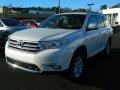 2013 Blizzard White Pearl Toyota Highlander V6  photo #7