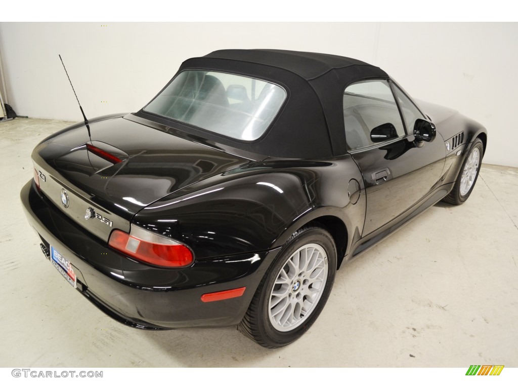 Jet Black 2002 BMW Z3 2.5i Roadster Exterior Photo #76635681