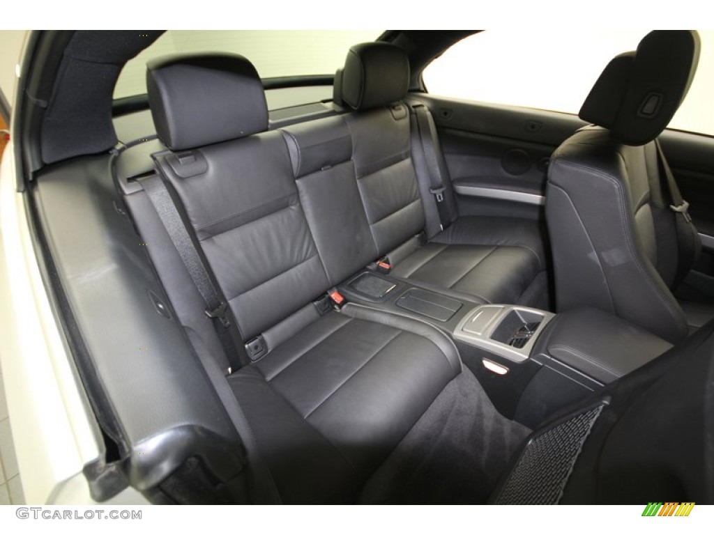 Black Interior 2012 BMW 3 Series 335is Convertible Photo #76635991