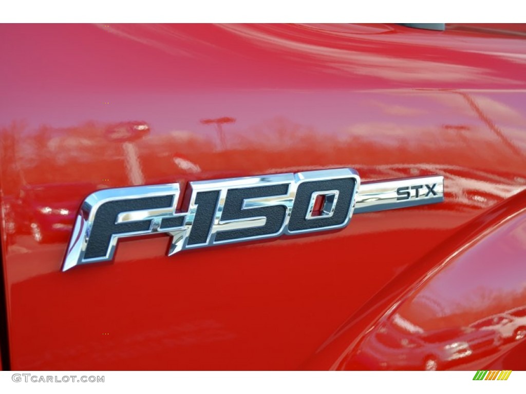 2013 F150 STX SuperCab - Race Red / Steel Gray photo #18