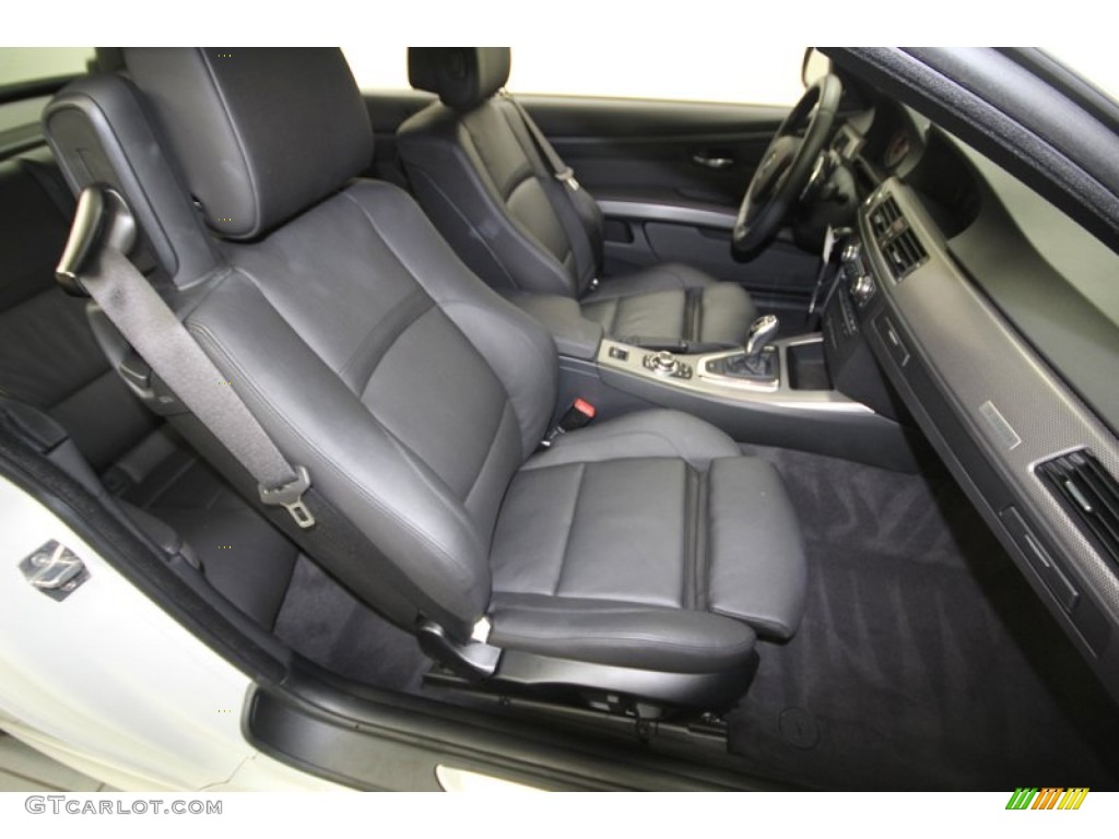 Black Interior 2012 BMW 3 Series 335is Convertible Photo #76636118