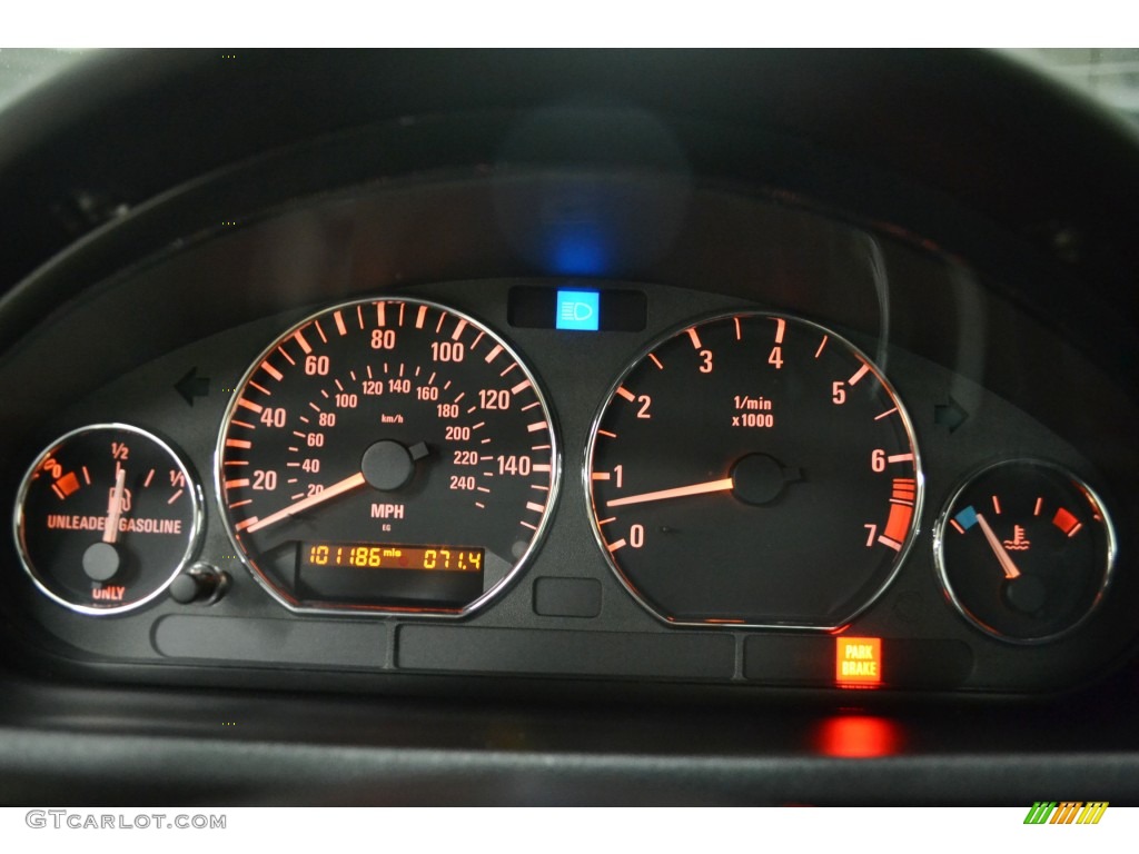 2002 BMW Z3 2.5i Roadster Gauges Photo #76636471