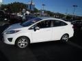 2011 Oxford White Ford Fiesta SEL Sedan  photo #4