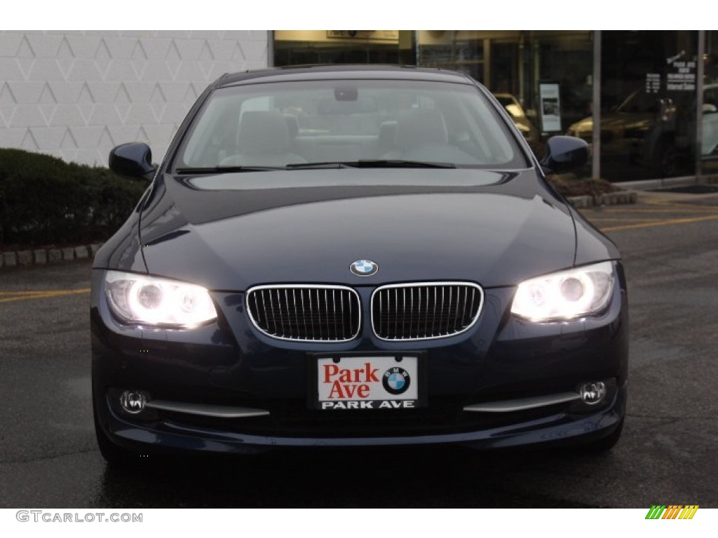 2012 3 Series 328i xDrive Coupe - Deep Sea Blue Metallic / Oyster/Black photo #2