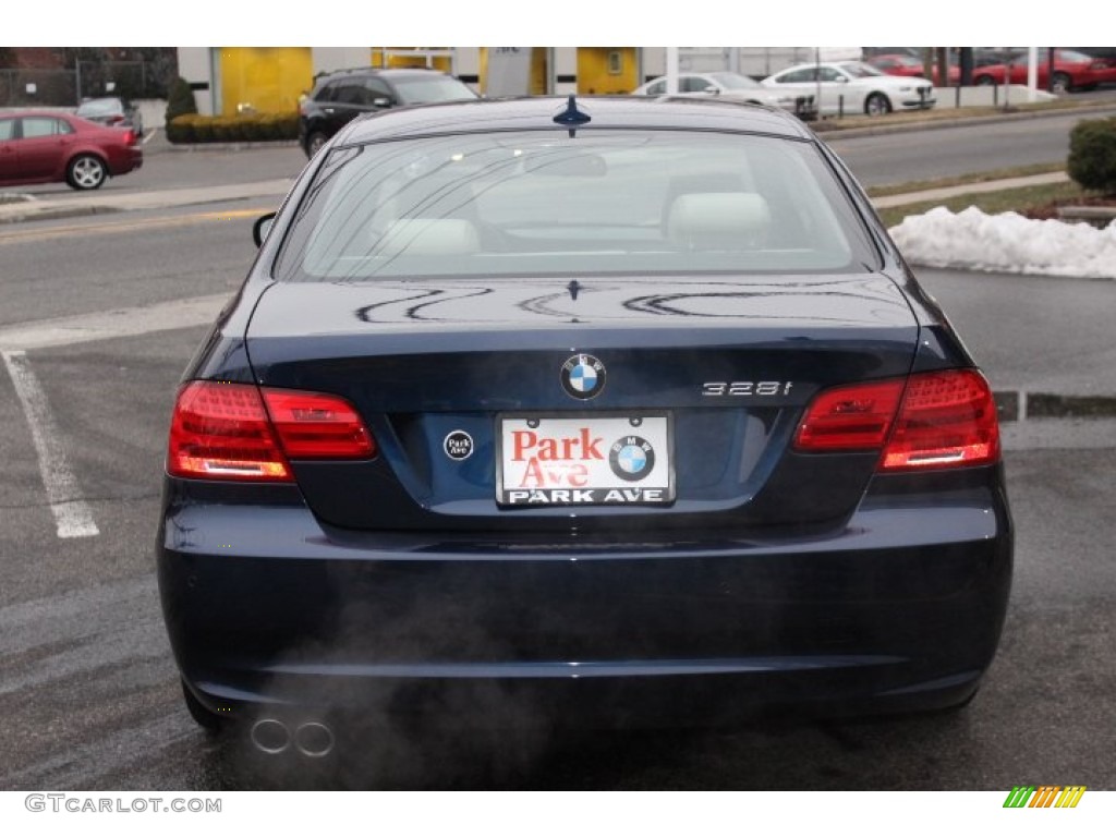 2012 3 Series 328i xDrive Coupe - Deep Sea Blue Metallic / Oyster/Black photo #6