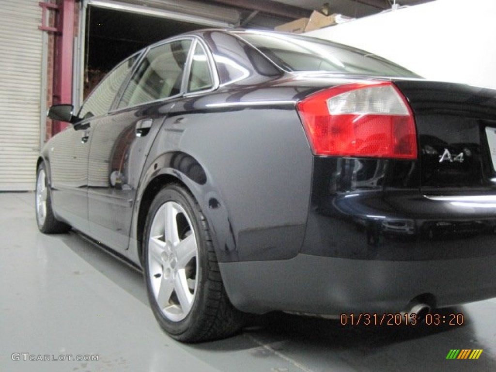2003 A4 1.8T Sedan - Ming Blue Pearl Effect / Beige photo #14