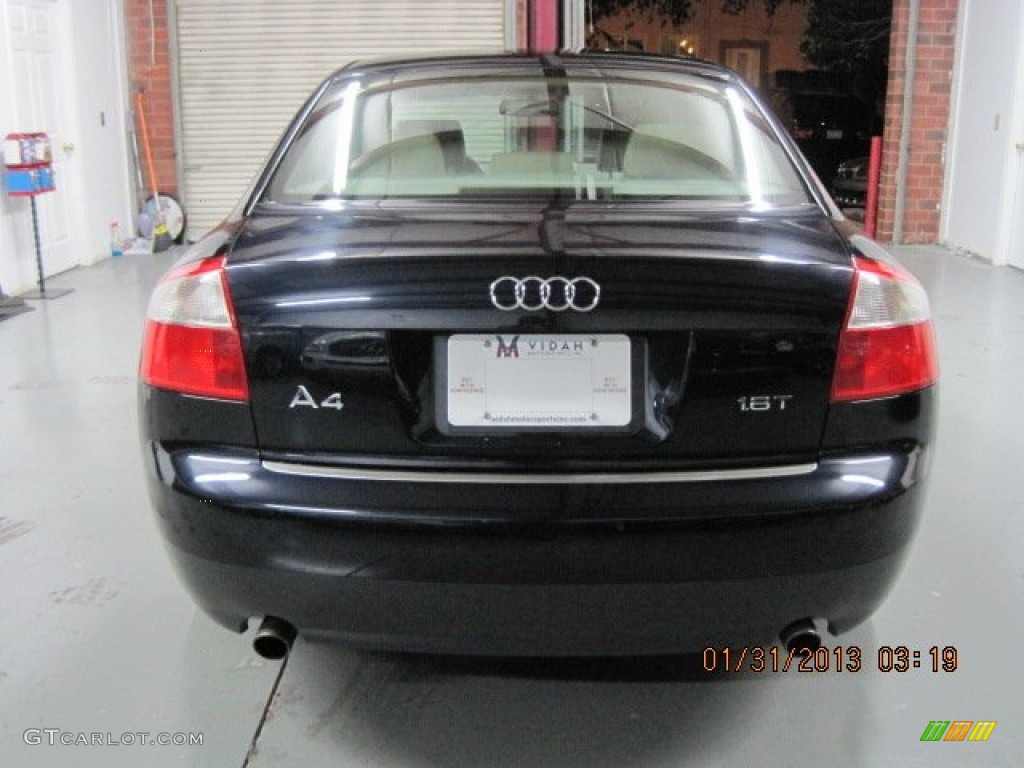 2003 A4 1.8T Sedan - Ming Blue Pearl Effect / Beige photo #17