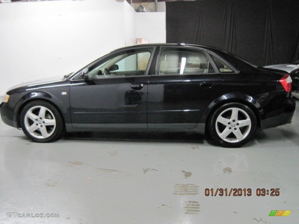 2003 A4 1.8T Sedan - Ming Blue Pearl Effect / Beige photo #18