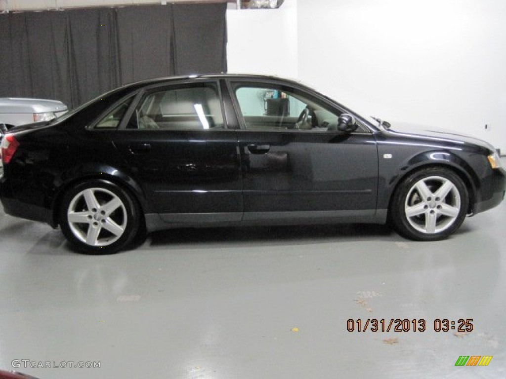 2003 A4 1.8T Sedan - Ming Blue Pearl Effect / Beige photo #19