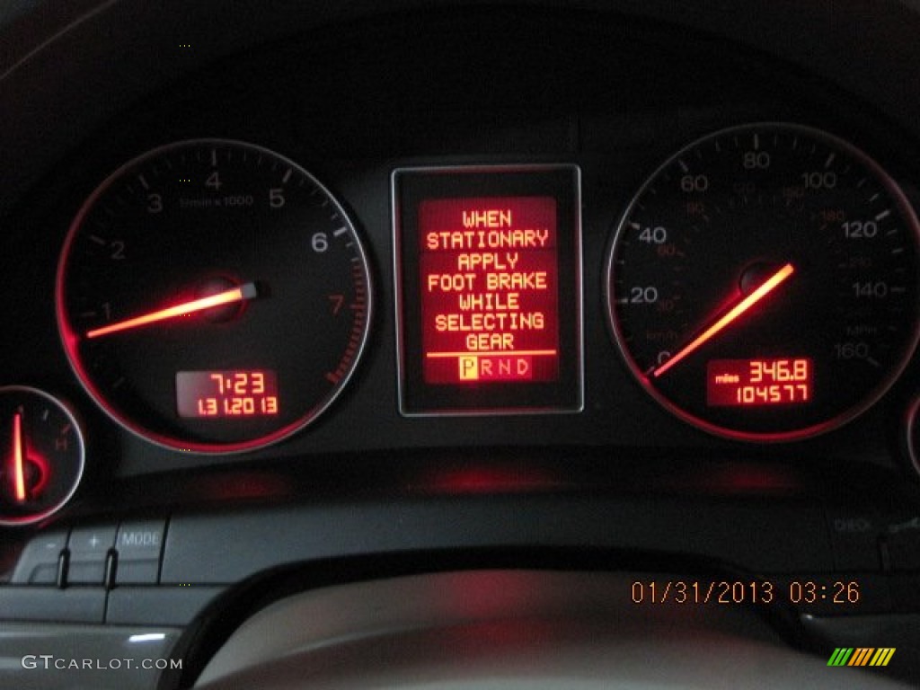 2003 A4 1.8T Sedan - Ming Blue Pearl Effect / Beige photo #22