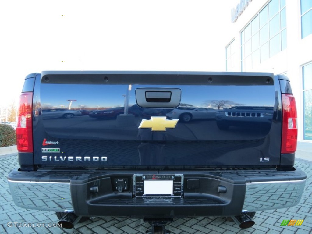 2012 Silverado 1500 LS Extended Cab - Imperial Blue Metallic / Dark Titanium photo #4