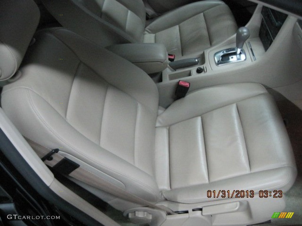 2003 A4 1.8T Sedan - Ming Blue Pearl Effect / Beige photo #28
