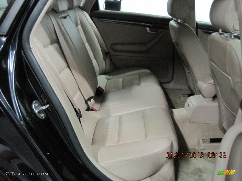 2003 A4 1.8T Sedan - Ming Blue Pearl Effect / Beige photo #31