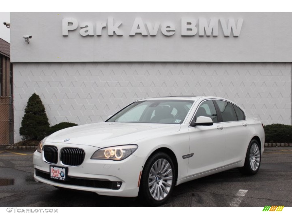 2012 7 Series 750i xDrive Sedan - Alpine White / Black photo #1