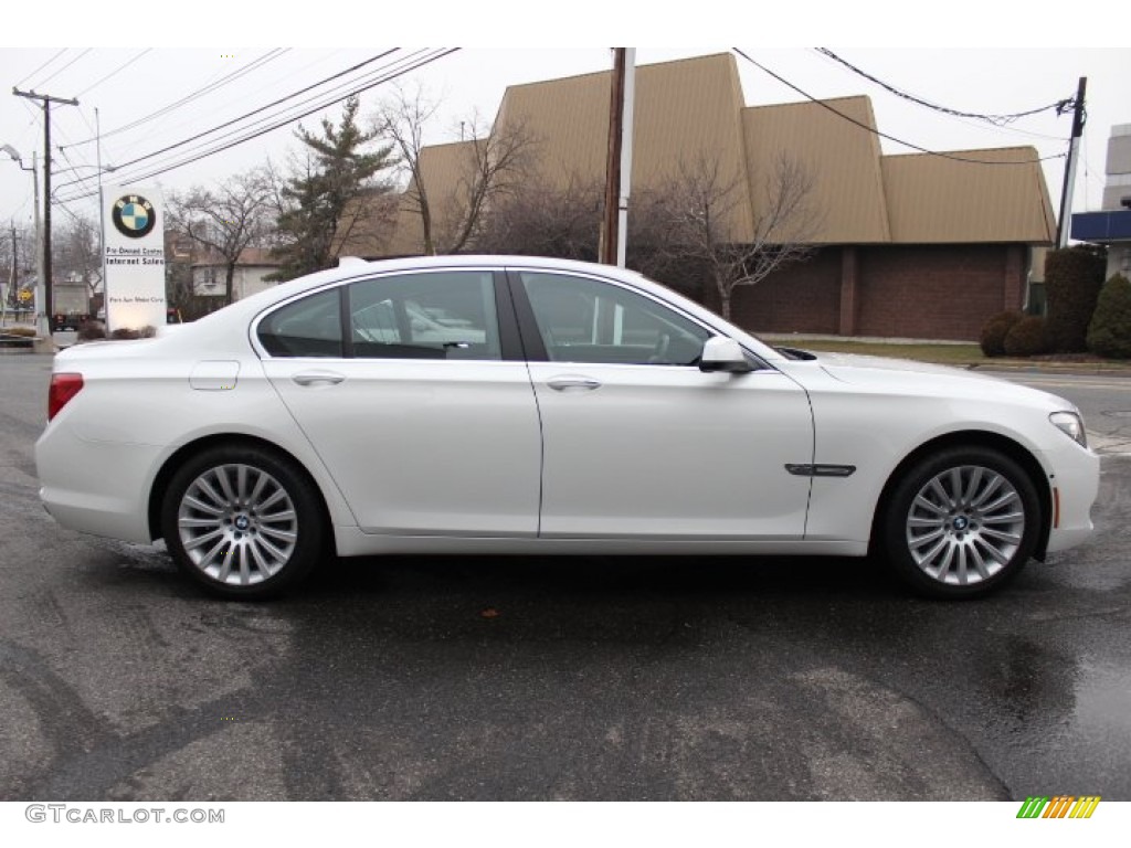 2012 7 Series 750i xDrive Sedan - Alpine White / Black photo #4