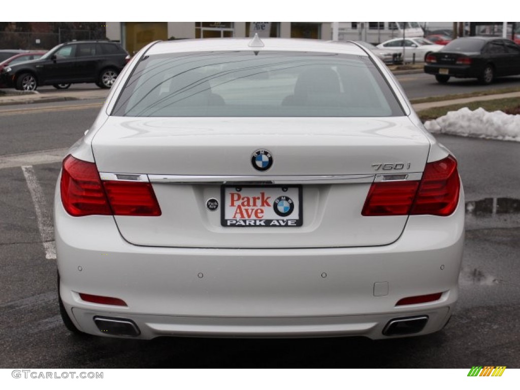 2012 7 Series 750i xDrive Sedan - Alpine White / Black photo #6