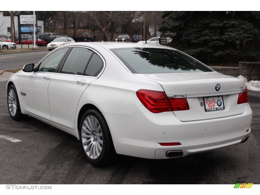 2012 7 Series 750i xDrive Sedan - Alpine White / Black photo #7