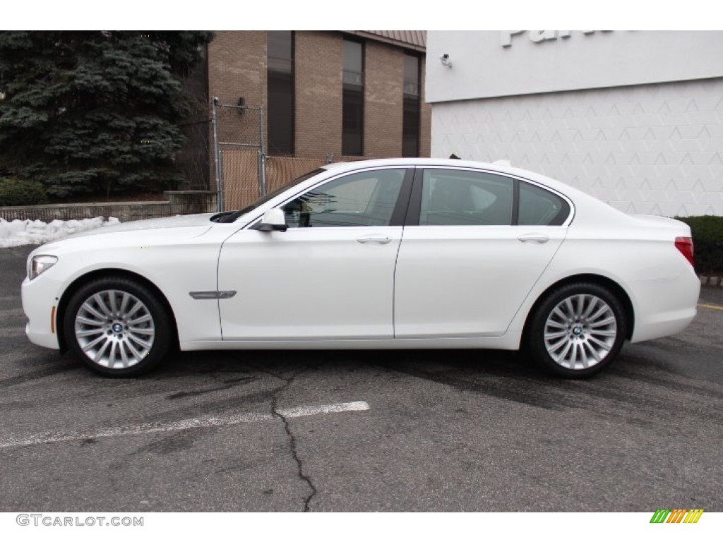 2012 7 Series 750i xDrive Sedan - Alpine White / Black photo #8