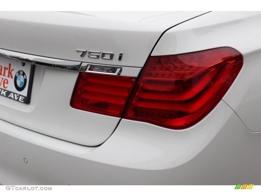 2012 7 Series 750i xDrive Sedan - Alpine White / Black photo #22