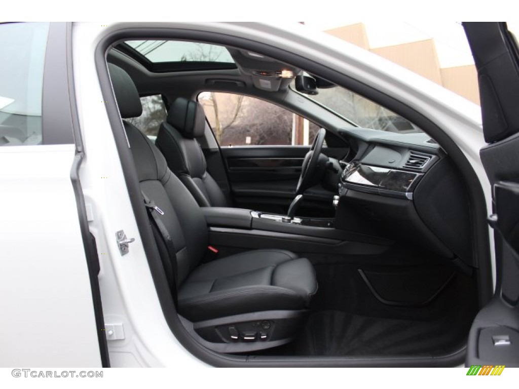 2012 7 Series 750i xDrive Sedan - Alpine White / Black photo #27
