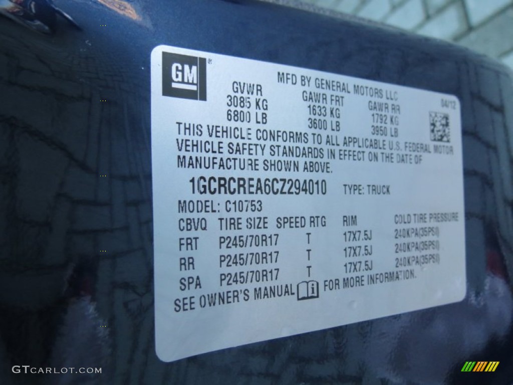 2012 Silverado 1500 LS Extended Cab - Imperial Blue Metallic / Dark Titanium photo #32