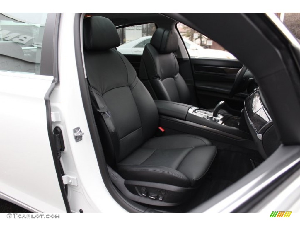 2012 7 Series 750i xDrive Sedan - Alpine White / Black photo #28