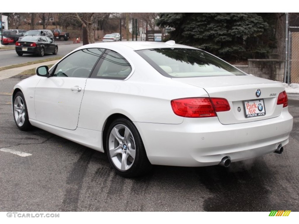 2012 3 Series 335i Coupe - Alpine White / Cream Beige photo #7