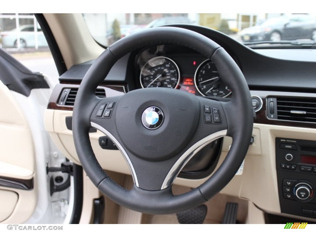 2012 3 Series 335i Coupe - Alpine White / Cream Beige photo #16