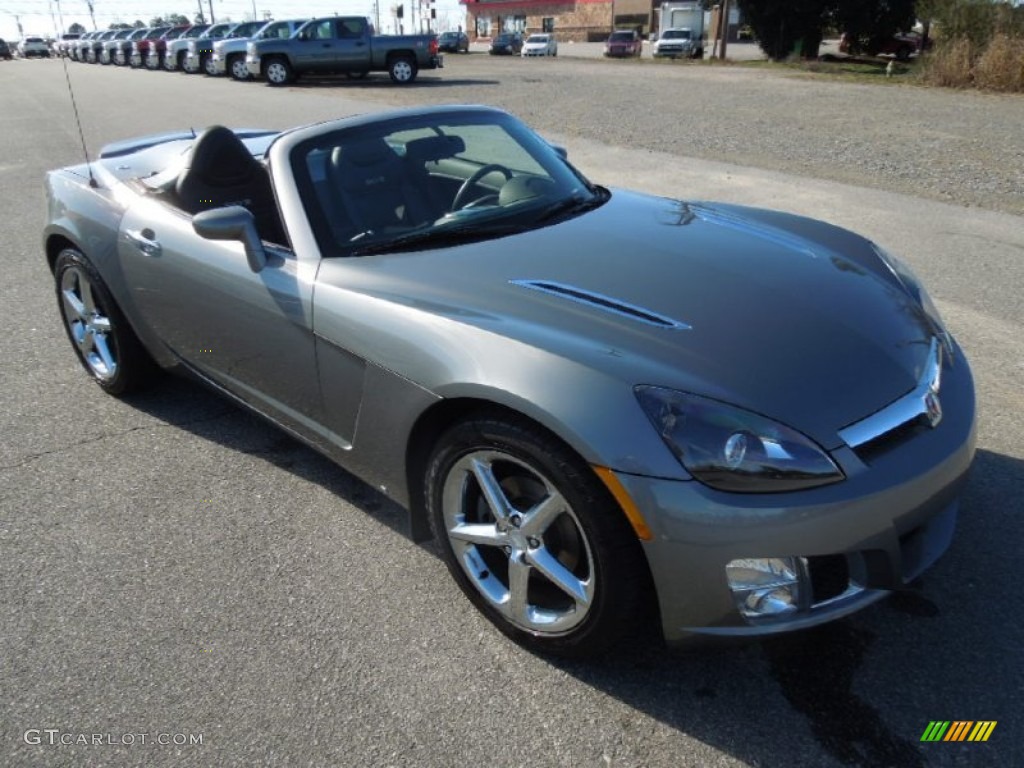 2007 Sky Red Line Roadster - Silver Graphite / Black photo #27