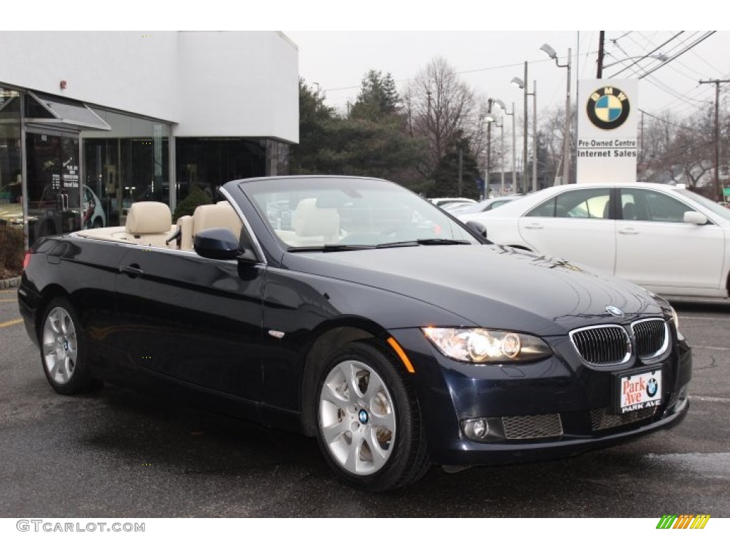 2010 3 Series 335i Convertible - Monaco Blue Metallic / Cream Beige photo #3