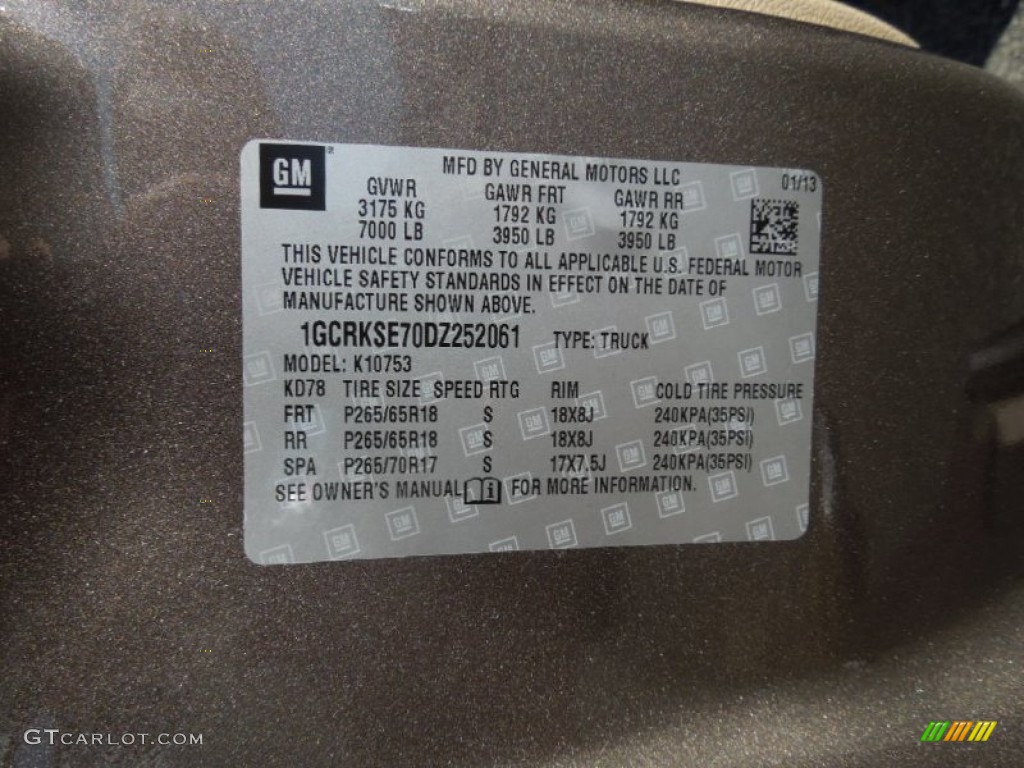 2013 Silverado 1500 LT Extended Cab 4x4 - Mocha Steel Metallic / Light Cashmere/Dark Cashmere photo #7
