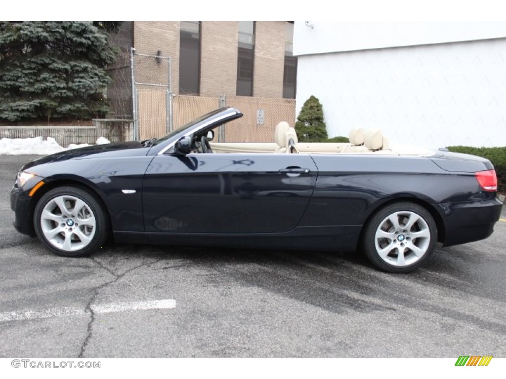 2010 3 Series 335i Convertible - Monaco Blue Metallic / Cream Beige photo #8