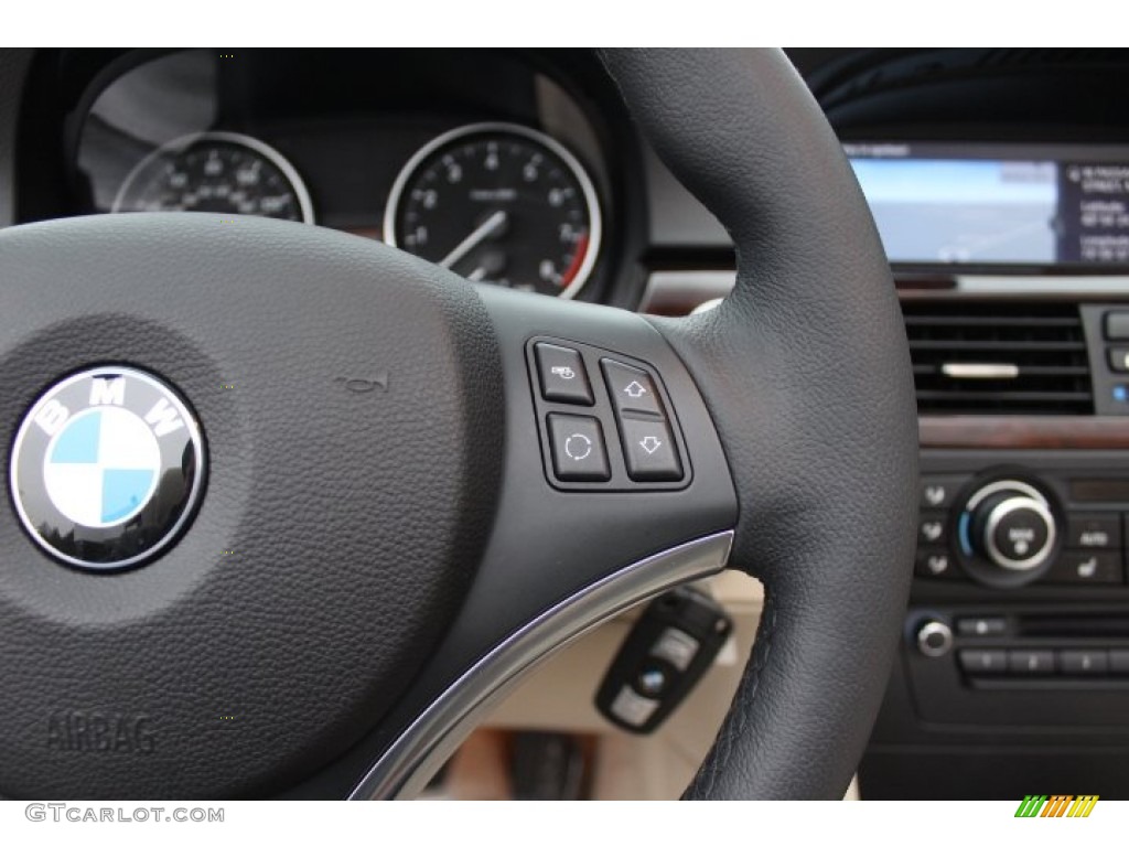 2010 3 Series 335i Convertible - Monaco Blue Metallic / Cream Beige photo #18
