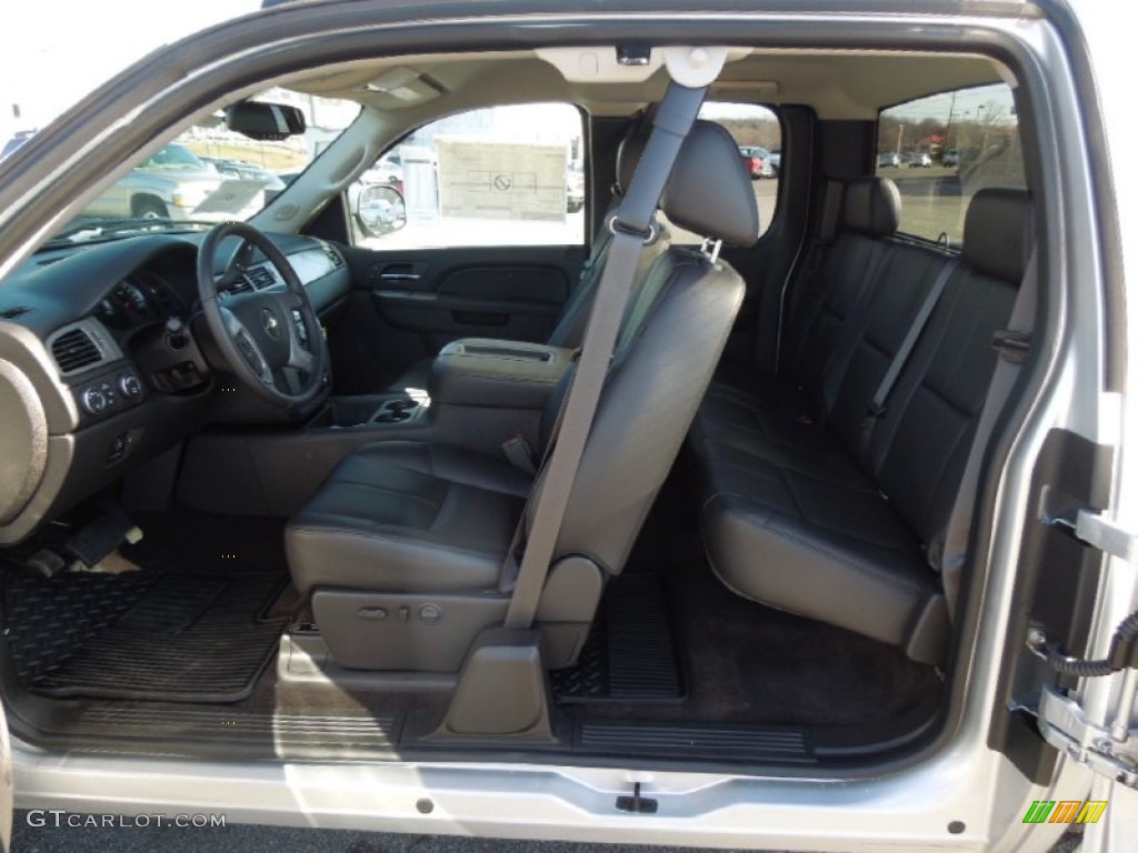 2013 Silverado 1500 LTZ Extended Cab 4x4 - Silver Ice Metallic / Ebony photo #17