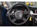 Black 2010 Audi A4 2.0T quattro Sedan Steering Wheel